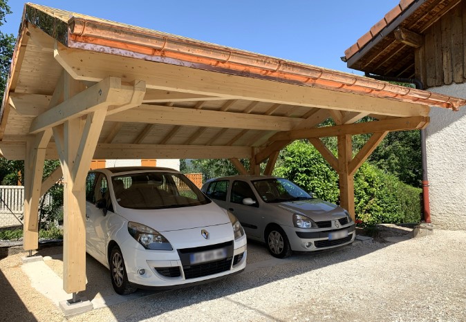 Eiken houten carport van All Wood Design